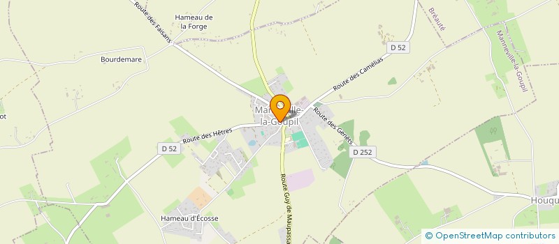 localisation de l'entreprise MONSIEUR ROMAIN LOPEZ  MANNEVILLE-LA-GOUPIL