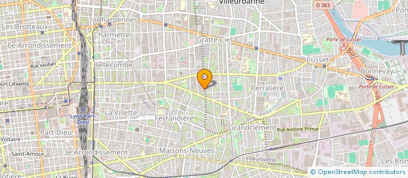 localisation de l'entreprise MONSIEUR ROMAIN LOPEZ  VILLEURBANNE