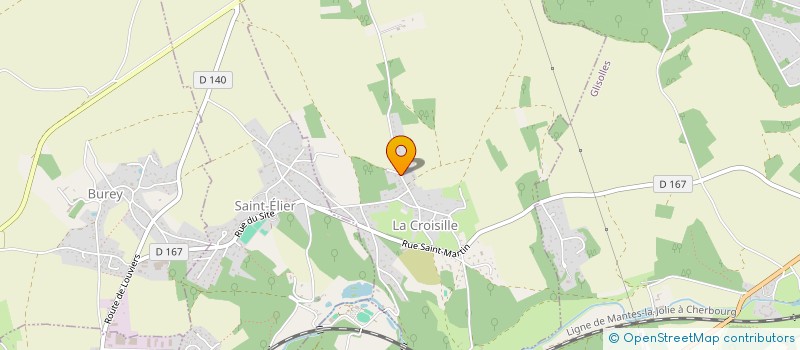 localisation de l'entreprise MONSIEUR ROMAIN LORANS  LA CROISILLE