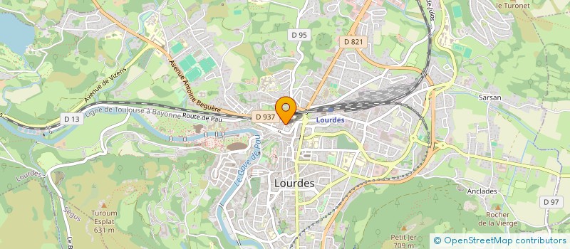 localisation de l'entreprise MONSIEUR ROMAIN LORDEZ  LOURDES