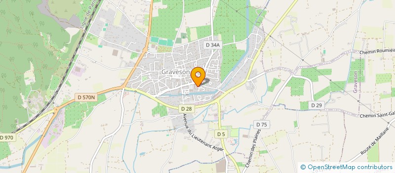 localisation de l'entreprise MONSIEUR ROMAIN LORENZO  GRAVESON