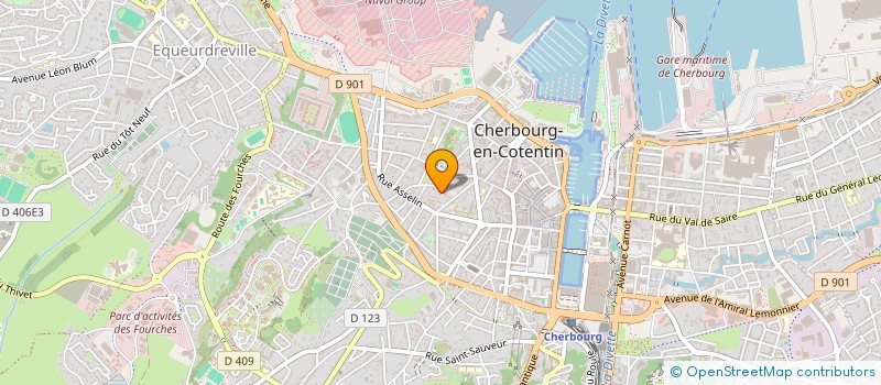 localisation de l'entreprise MONSIEUR ROMAIN LOUISET à CHERBOURG-EN-COTENTIN