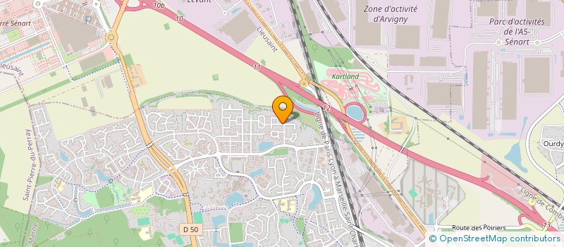 localisation de l'entreprise MONSIEUR ROMAIN LOUKAOU-TUNGILU  SAVIGNY-LE-TEMPLE