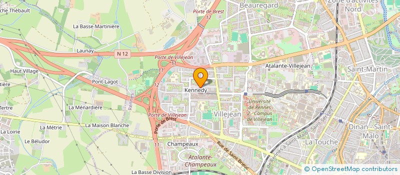 localisation de l'entreprise MONSIEUR ROMAIN LOUNISSI  RENNES