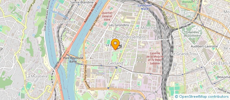 localisation de l'entreprise MONSIEUR ROMAIN LOURSAC  LYON