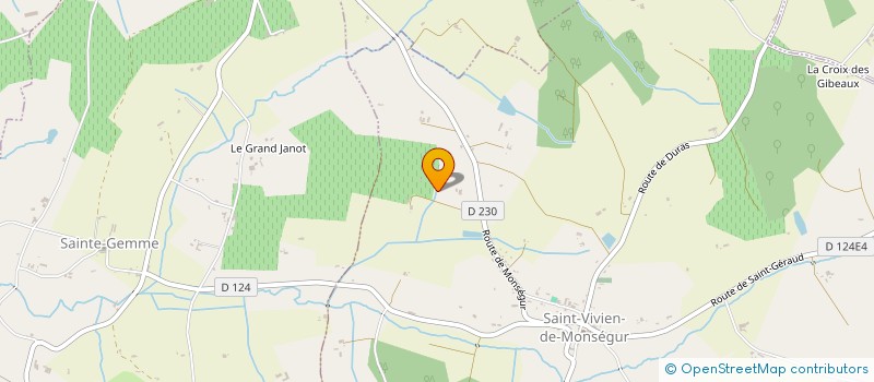 localisation de l'entreprise MONSIEUR ROMAIN LOUSTAL  SAINT-VIVIEN-DE-MONSEGUR