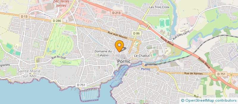localisation de l'entreprise MONSIEUR ROMAIN LOUVEL à PORNIC