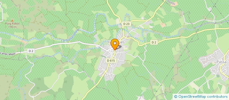 localisation de l'entreprise MONSIEUR ROMAIN LOZANO  FOURQUES