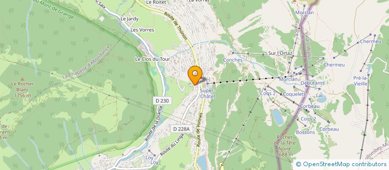 localisation de l'entreprise MONSIEUR ROMAIN LUBRANO DI FIGOLO  CHATEL