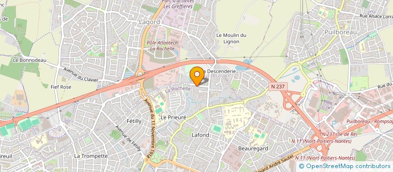 localisation de l'entreprise MONSIEUR ROMAIN LUCAT  LA ROCHELLE