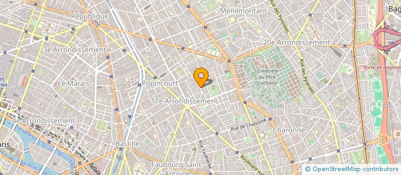 localisation de l'entreprise MONSIEUR ROMAIN LUCCHINI  PARIS