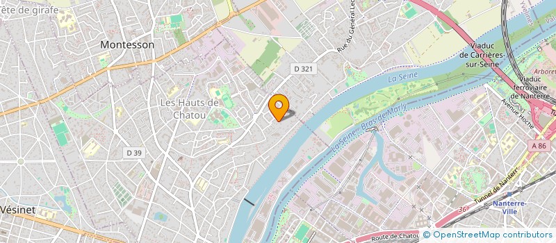 localisation de l'entreprise MONSIEUR ROMAIN LUDOVIC  CHATOU