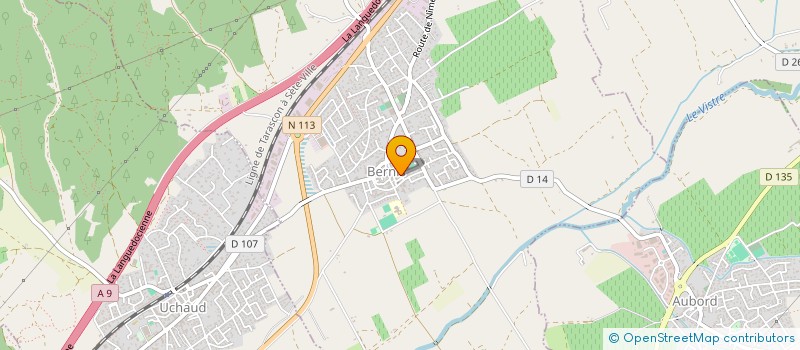 localisation de l'entreprise MONSIEUR ROMAIN LUNA  BERNIS