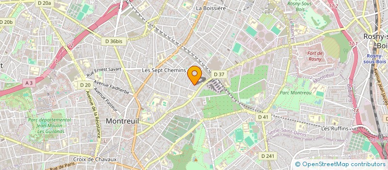 localisation de l'entreprise MONSIEUR ROMAIN LUPO à MONTREUIL