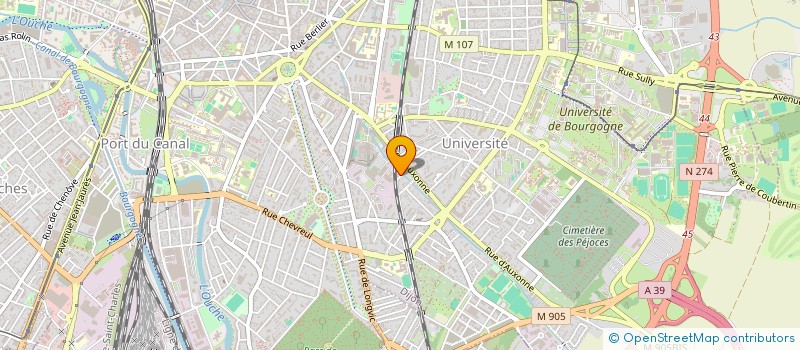 localisation de l'entreprise MONSIEUR ROMAIN LUX à DIJON