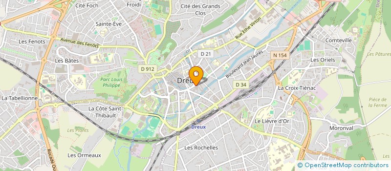 localisation de l'entreprise MONSIEUR ROMAIN M BAMIEN à DREUX