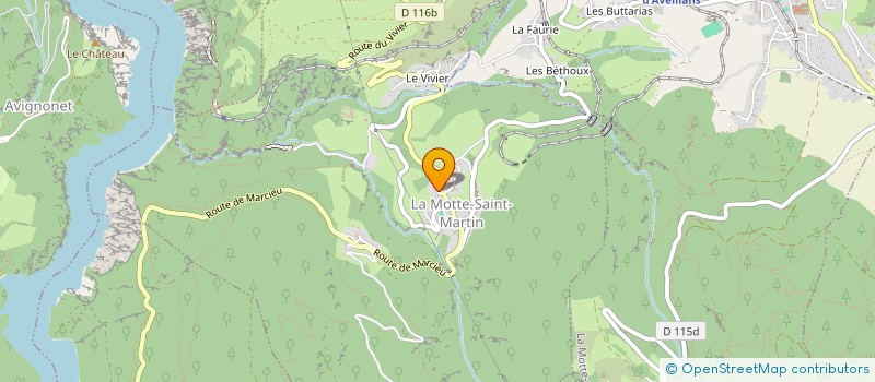 localisation de l'entreprise MONSIEUR ROMAIN M PERONO CIT  LA MOTTE-SAINT-MARTIN