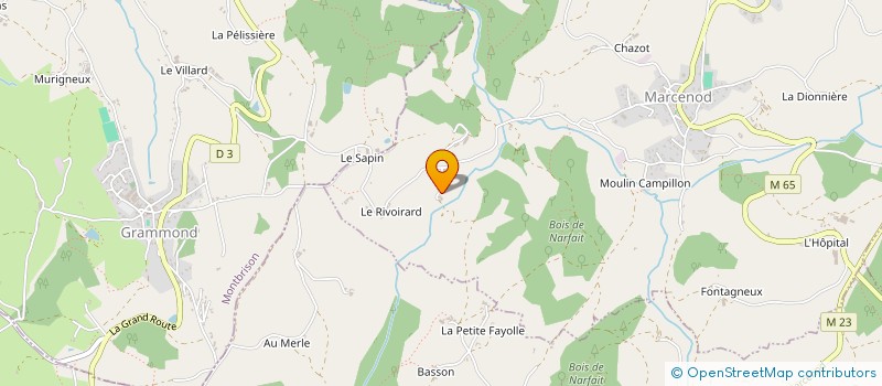 localisation de l'entreprise MONSIEUR ROMAIN MABBOUX  MARCENOD