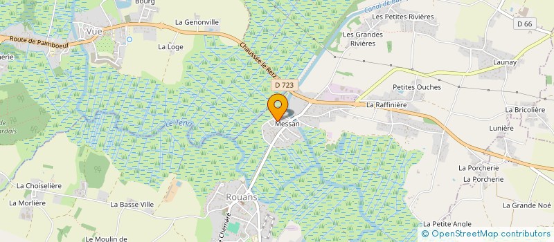 localisation de l'entreprise MONSIEUR ROMAIN MABILEAU  ROUANS