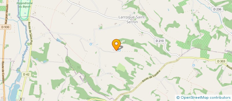 localisation de l'entreprise MONSIEUR ROMAIN MABRU  LARROQUE-SAINT-SERNIN