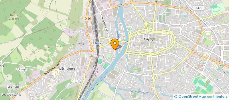 localisation de l'entreprise MONSIEUR ROMAIN MADOIRE à SENS