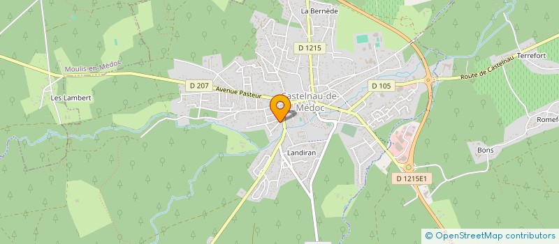 localisation de l'entreprise MONSIEUR ROMAIN MAGDA  CASTELNAU-DE-MEDOC