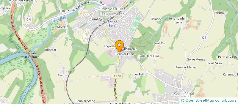 localisation de l'entreprise MONSIEUR ROMAIN MAILLOT  SAINT-SEGAL