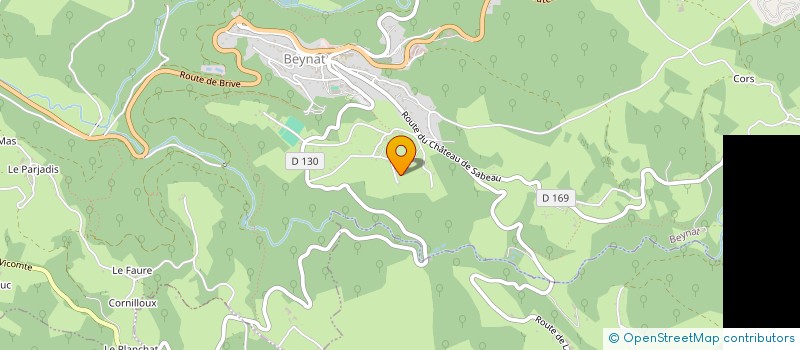 localisation de l'entreprise MONSIEUR ROMAIN MAISONNEUVE  BEYNAT