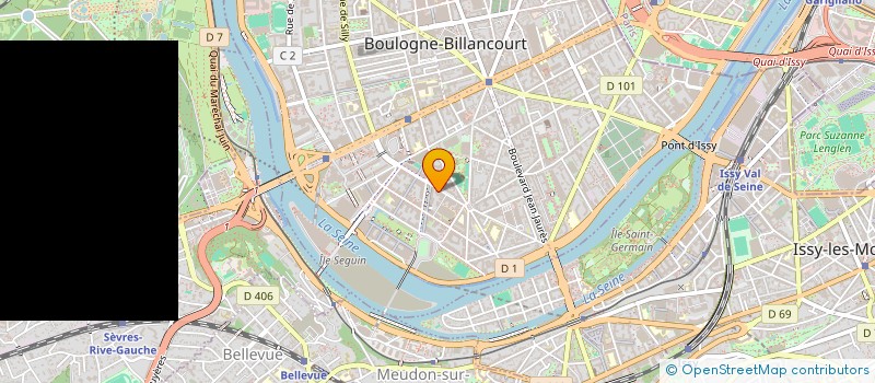 localisation de l'entreprise MONSIEUR ROMAIN MALARD-GRATTON  BOULOGNE-BILLANCOURT