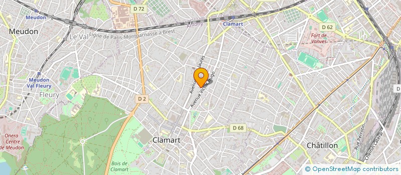 localisation de l'entreprise MONSIEUR ROMAIN MALATERRE à CLAMART
