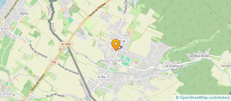 localisation de l'entreprise MONSIEUR ROMAIN MALATIER  DOUVAINE