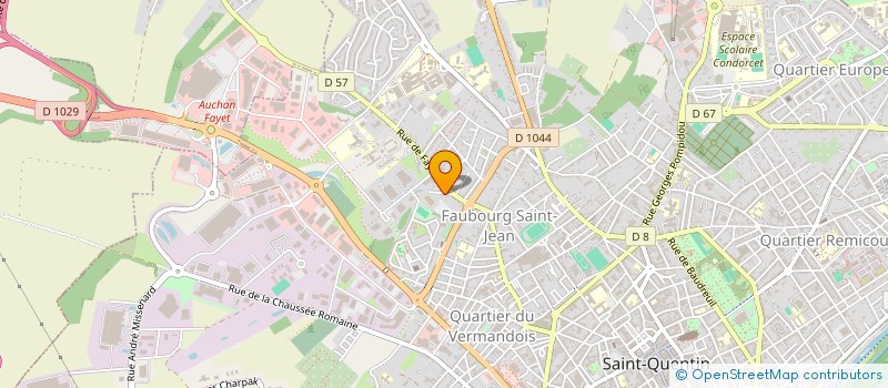 localisation de l'entreprise MONSIEUR ROMAIN MALEZIEUX à SAINT-QUENTIN