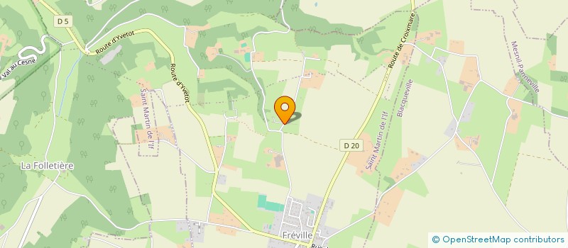 localisation de l'entreprise MONSIEUR ROMAIN MALLET  SAINT MARTIN DE L'IF