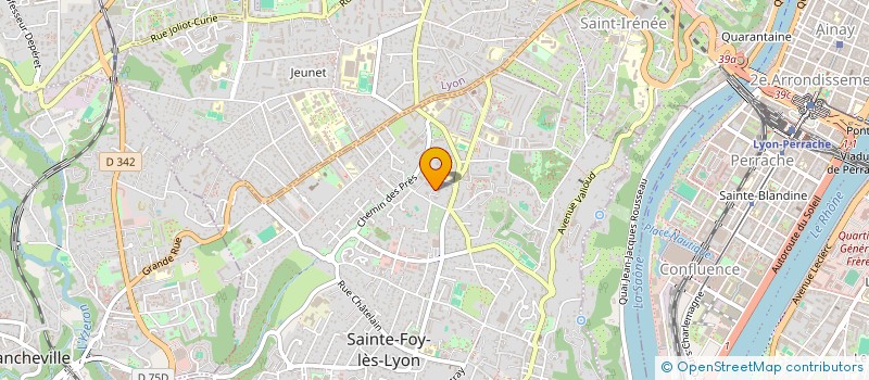 localisation de l'entreprise MONSIEUR ROMAIN MALLEVAL à SAINTE-FOY-LES-LYON