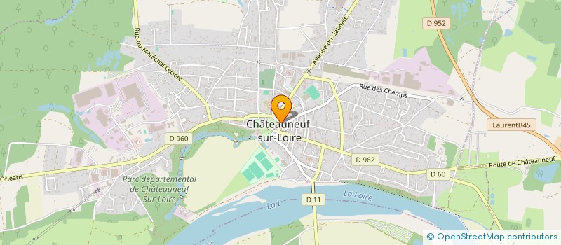 localisation de l'entreprise MONSIEUR ROMAIN MALLEVAL à CHATEAUNEUF-SUR-LOIRE