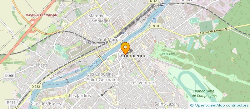 localisation de l'entreprise MONSIEUR ROMAIN MAMPOUMA  COMPIEGNE