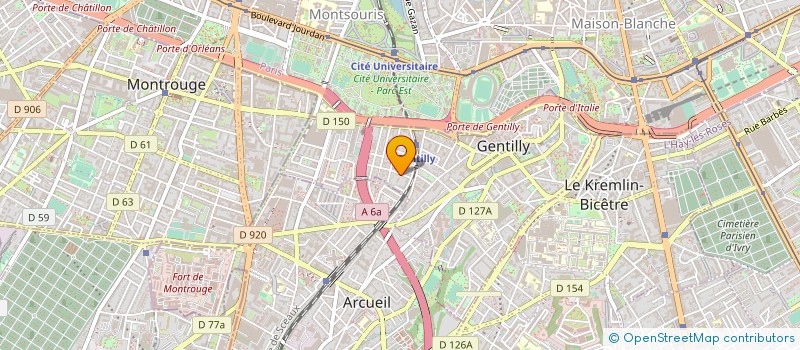 localisation de l'entreprise MONSIEUR ROMAIN MANCINI à GENTILLY