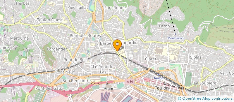 localisation de l'entreprise MONSIEUR ROMAIN MANCONI  TOULON