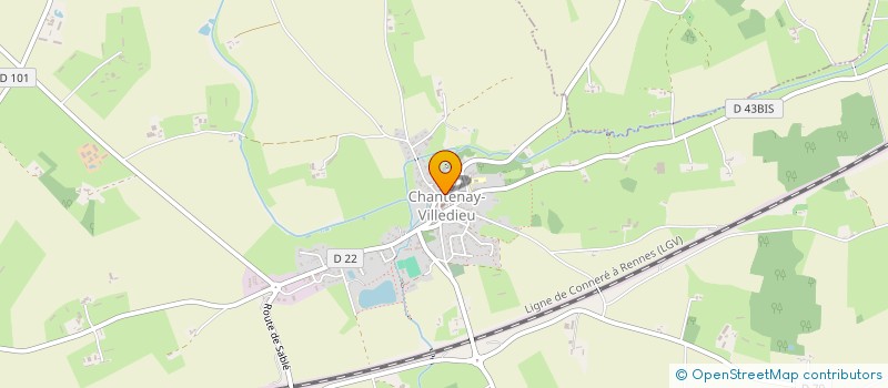 localisation de l'entreprise MONSIEUR ROMAIN MANGA JOCKY  CHANTENAY-VILLEDIEU