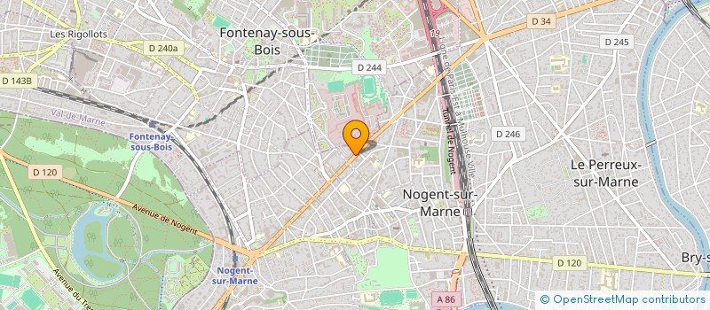 localisation de l'entreprise MONSIEUR ROMAIN MAQUET à NOGENT-SUR-MARNE