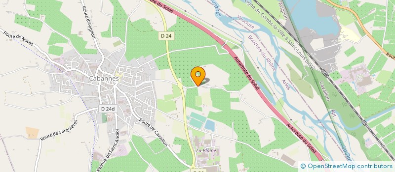 localisation de l'entreprise MONSIEUR ROMAIN MARCELLIN  CABANNES