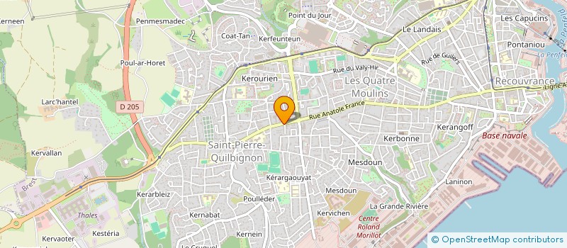 localisation de l'entreprise MONSIEUR ROMAIN MARCHADOUR à BREST