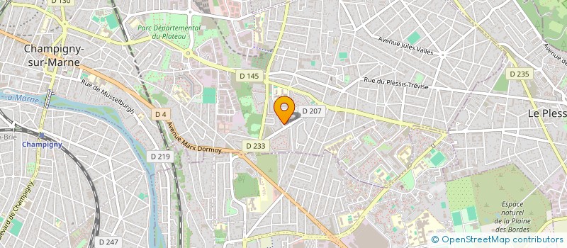 localisation de l'entreprise MONSIEUR ROMAIN MARGERIE  CHAMPIGNY-SUR-MARNE