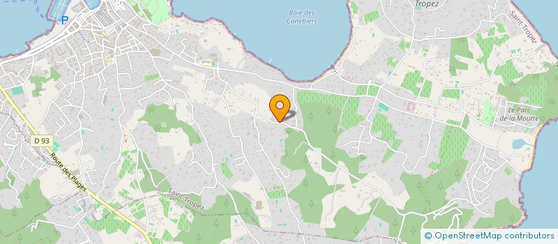localisation de l'entreprise MONSIEUR ROMAIN MARGOT  SAINT-TROPEZ