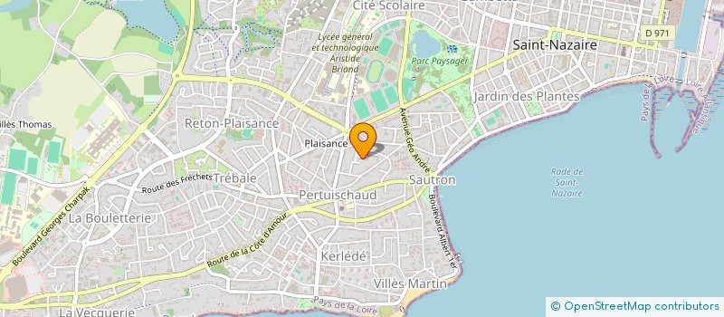 localisation de l'entreprise MONSIEUR ROMAIN MARGOUET  SAINT-NAZAIRE