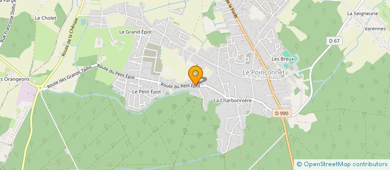 localisation de l'entreprise MONSIEUR ROMAIN MARGUINAUD à LE POINCONNET