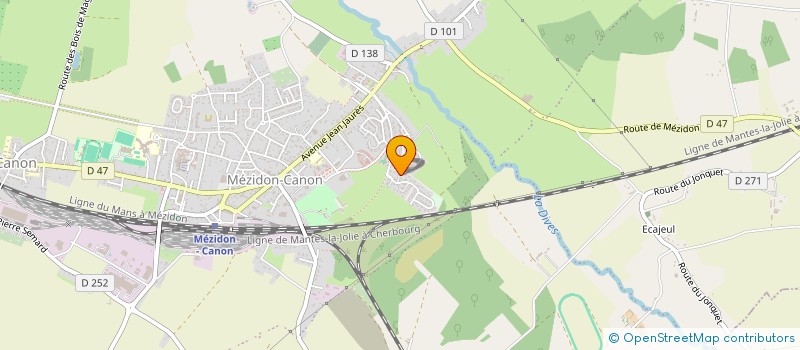 localisation de l'entreprise MONSIEUR ROMAIN MARICAL  MEZIDON VALLEE D'AUGE