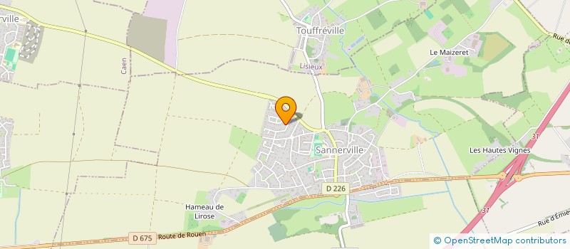 localisation de l'entreprise MONSIEUR ROMAIN MARIE  SANNERVILLE