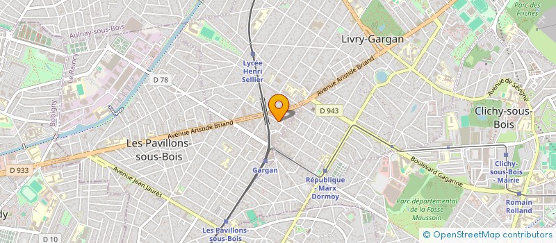 localisation de l'entreprise MONSIEUR ROMAIN MARILLER  LES PAVILLONS-SOUS-BOIS