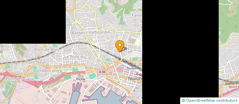 localisation de l'entreprise MONSIEUR ROMAIN MARION  TOULON